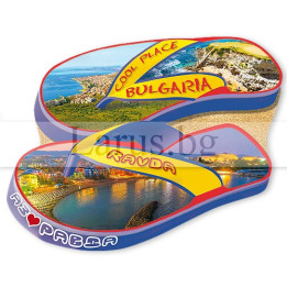 Магнитен сувенир Равда - джапанка | Сувенири от морето