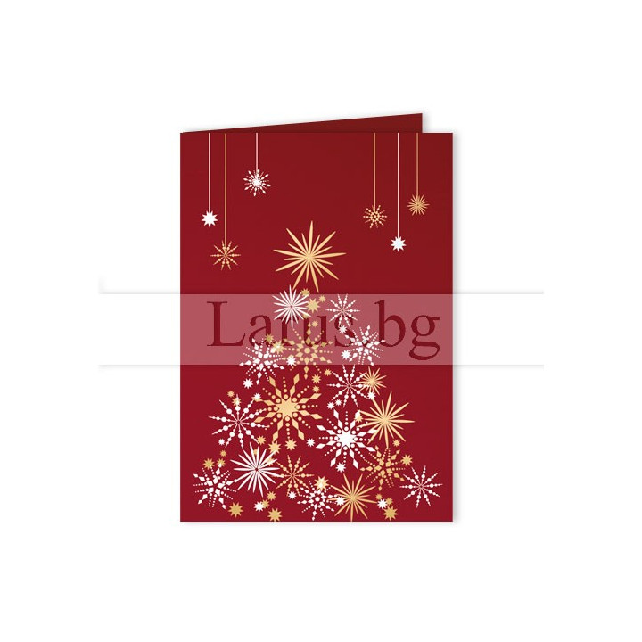 Луксозна мини коледна картичка 1-ZM-0224 | Larus