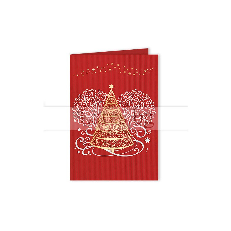 Зимна мини лукс картичка 0225 1-ZM-0225