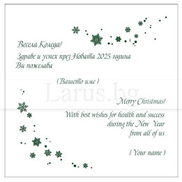 Примерно новогодишно вътрешно оформление 09 (стойността се уточнява по телефона) VO 09