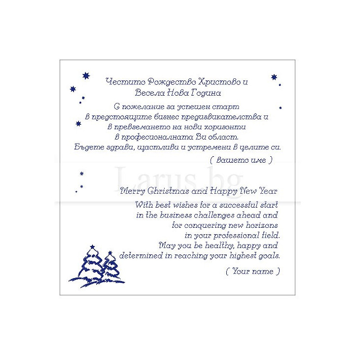 Примерно новогодишно вътрешно оформление 33  (стойността се уточнява по телефона) VO 33