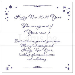 Примерно новогодишно вътрешно оформление 43 ENG (стойността се уточнява по телефона) VO 43