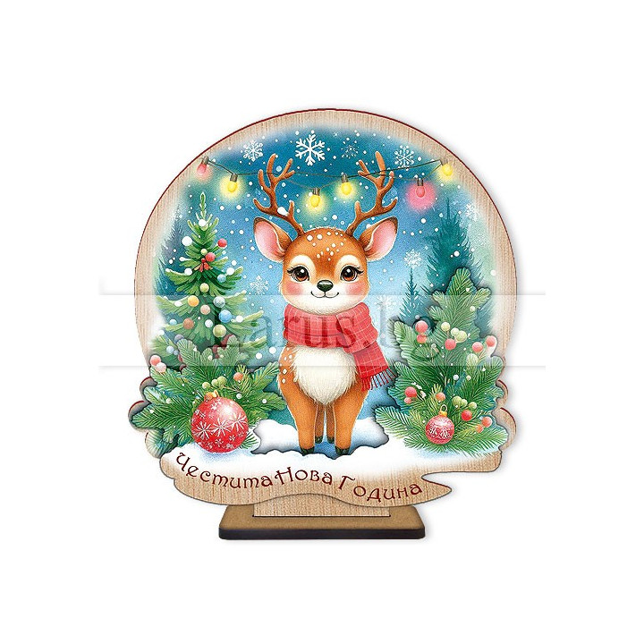 Новогодишен 3D Сувенир 0107 15-NSF-0107