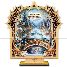 Новогодишен 3D Сувенир 0124 15-NSF-0124