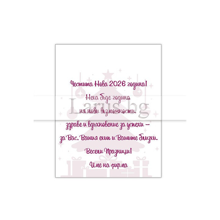 Корпоративно новогодишно пожелание 2026 – VO 075